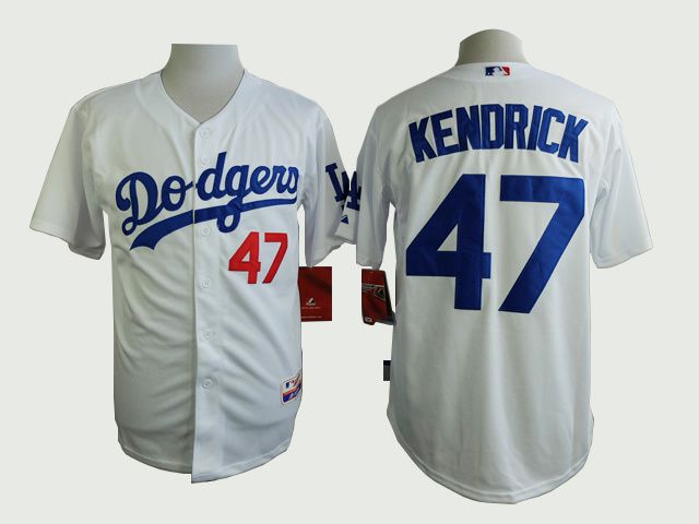Men Los Angeles Dodgers #47 Kendrick White MLB Jerseys->los angeles dodgers->MLB Jersey